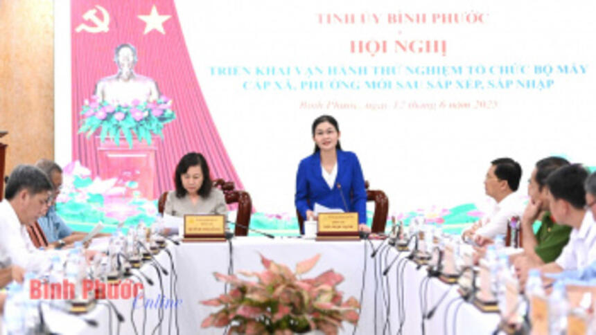 Dự kiến vận hành thử nghiệm tổ chức bộ máy cấp xã mới tại 5 đơn vị hành chính từ 16/6